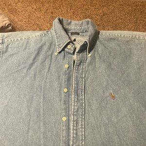 Mens long sleeve denim